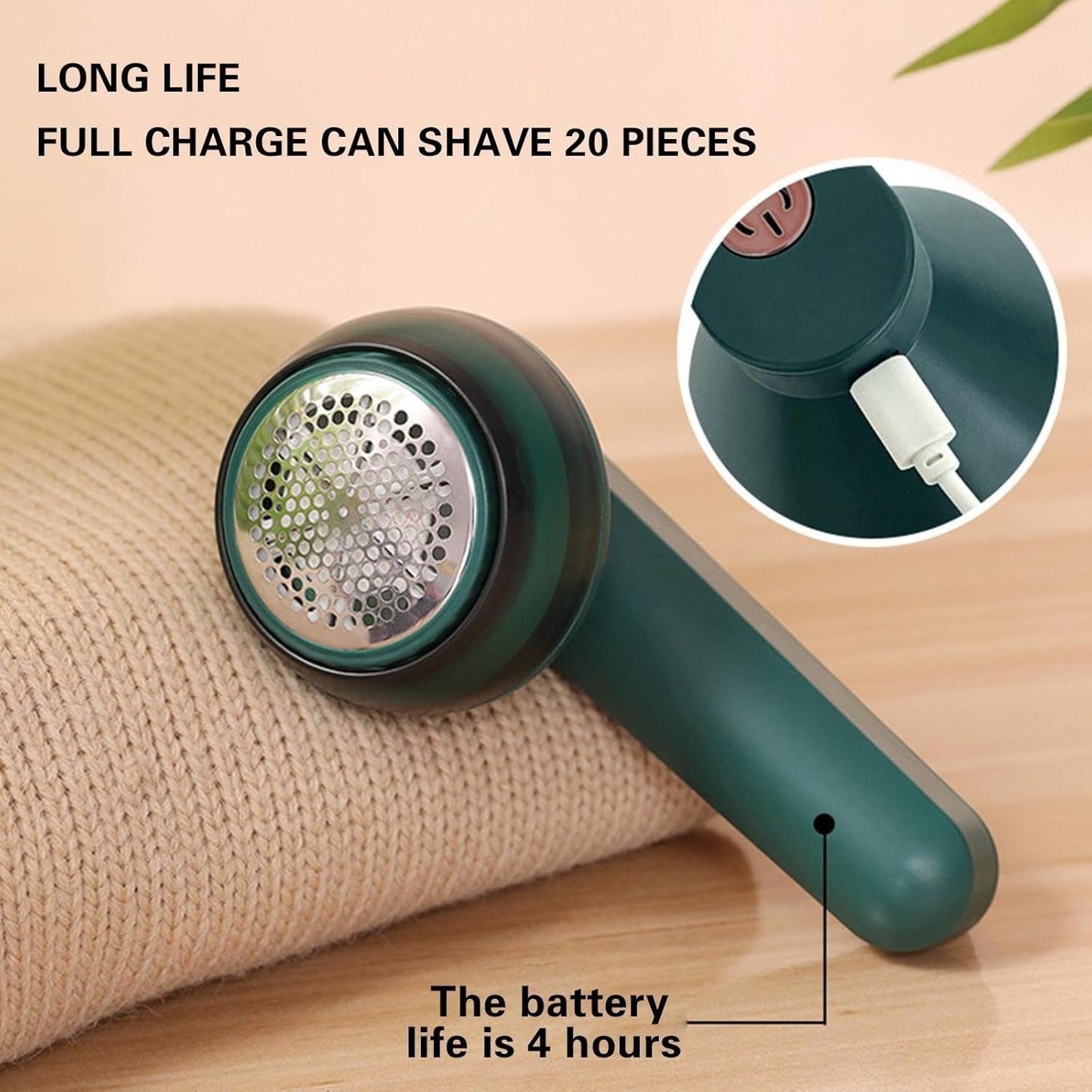 Lint Remover Chargeable Portable Design Gentle On Fabrics Removes Lint And Fuzz Easy To Use For Daily Clothing Care