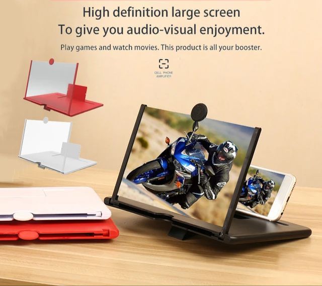 F3 Mobile Screen Magnifier | Enlarged Mobile Screen Amplifier Large Screen Eyes Protection (Random Color)