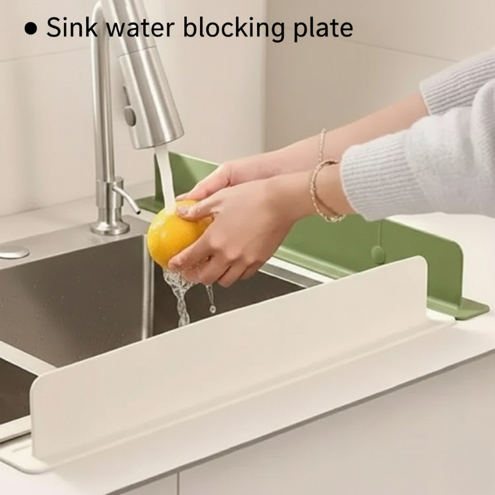 Silicon Sink Splash Guard Durable Quality Flexible Design Comfortable Use Reliable Utility (Random Color)