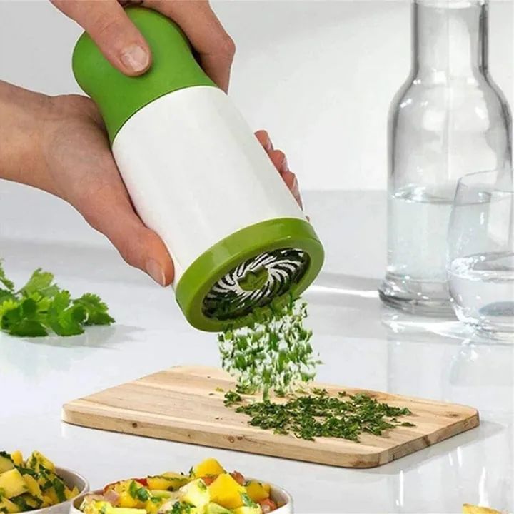 Herbs Grinder Manual Multifunctional Stainless Steel Chopper Dhanya Podina Chopper Coriander And Mint Leaves Hand Crusher All Herbs High Quality Chopper
