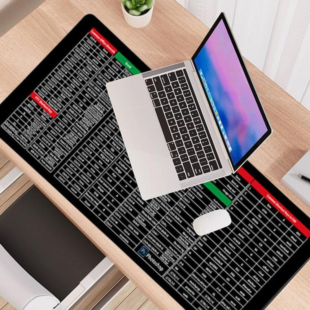 Keyboard Mouse Mat Large Surface Smooth Texture Durable Material Non Slip Base Comfortable Daily Use