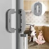 Child Proof Refrigerator Lock, Fridge Locks for Kids with Sticky Adhesive Pads, Child Safety Locks for Doors, RV Refrigerator, Oven Lock Child Safety Baby Cabinet Locks